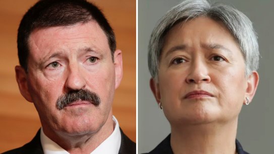 Mick Kelly and Penny Wong.