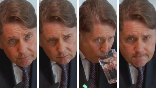 Former Star chief executive officer Matt Bekier giving evidence to the inquiry.