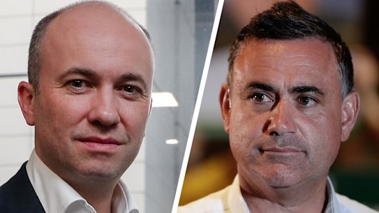 NSW Environment Minister Matt Kean and NSW Nationals leader John Barilaro.