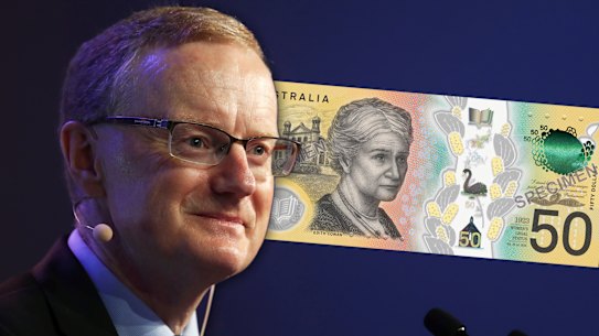 Reserve Bank governor uses new $50 note to highlight ongoing gender issue in politics