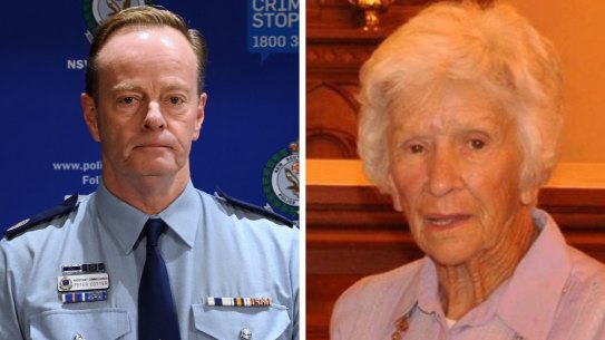 Assistant Commissioner Peter Cotter speaking on the case of Clare Nowland