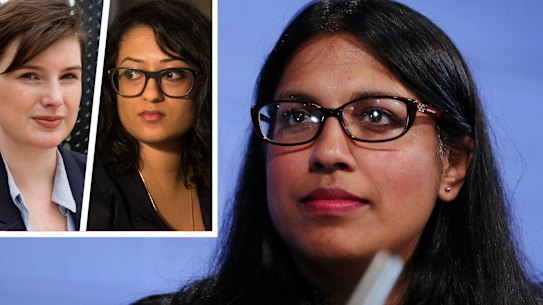 Karina Okotel, Chelsea Potter and Dhanya Mani