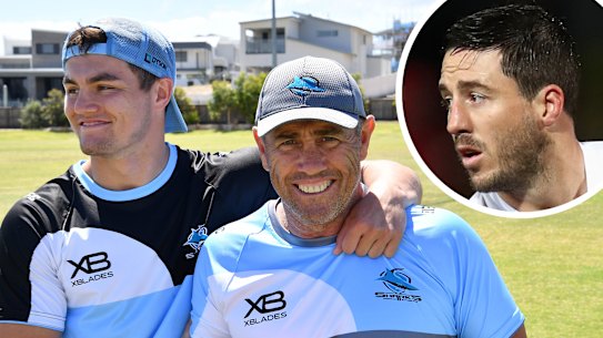 Kyle and Shane Flanagan. Inset, Ben Hunt.