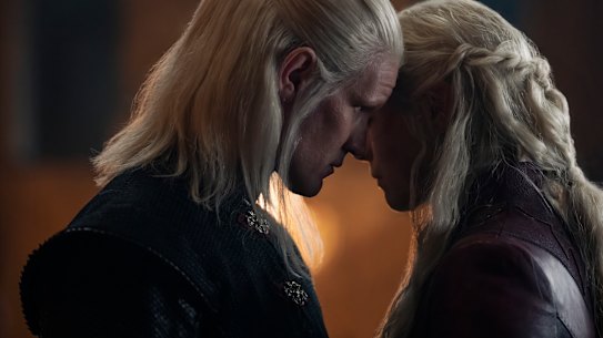 Matt Smith and Emma D’Arcy in House of the Dragon season 2