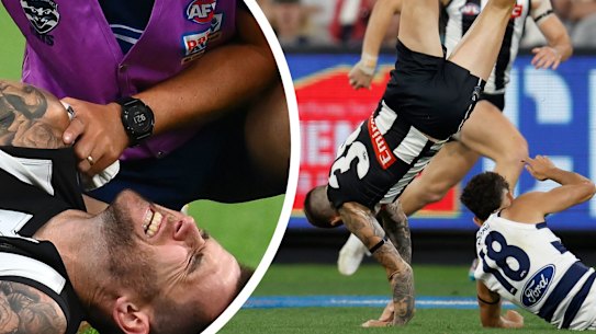 Jeremy Howe suffered a serious arm injury.