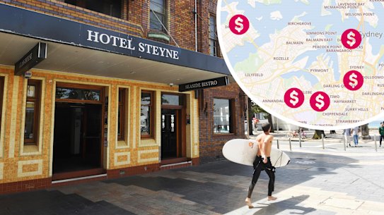 Sydney pubs change hands