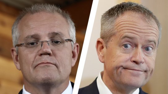 Scott Morrison and Bill Shorten.