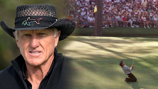 Greg Norman and his 1996 meltdown.