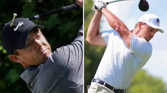 Rory McIlroy and Bryson DeChambeau.