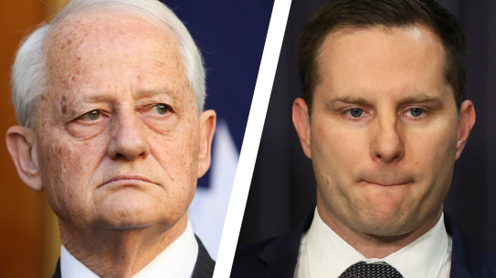 Philip Ruddock and Alex Hawke.