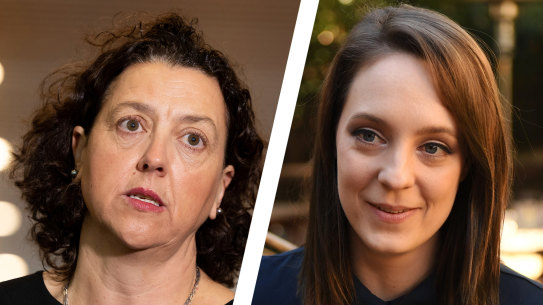 Monique Ryan and Sally Rugg.