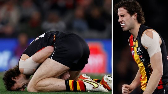 Max King’s injury was a tough sight for St Kilda fans.