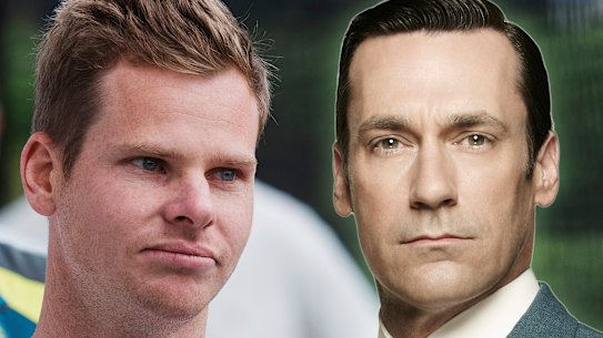 Steve Smith Don Draper composite