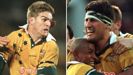 Tim Horan and John Eales have been recognised as two Immortals of Australian rugby union.
