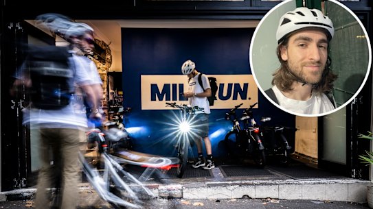 Milkrun rider Jayce Carrano