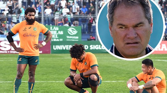 The Wallabies and Dave Rennie. 