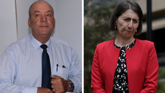 Daryl Maguire and Gladys Berejiklian.