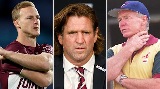 compo Daly Cherry Evans, Des Hasler, Bob Fulton.