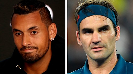 Defendant: Roger Federer doesn't feel Kyrgios' latest blow-up merits further punishment.