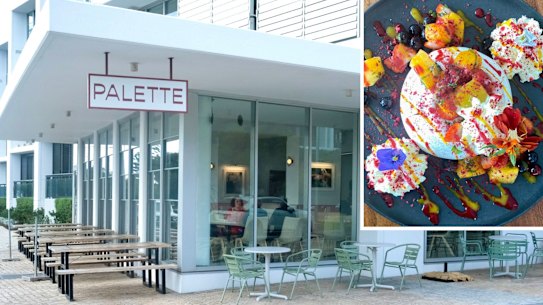 Palette, North Fremantle. Inset: Pavlova