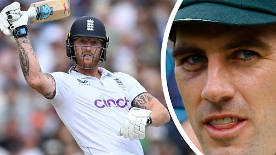 Ben Stokes and Pat Cummins.