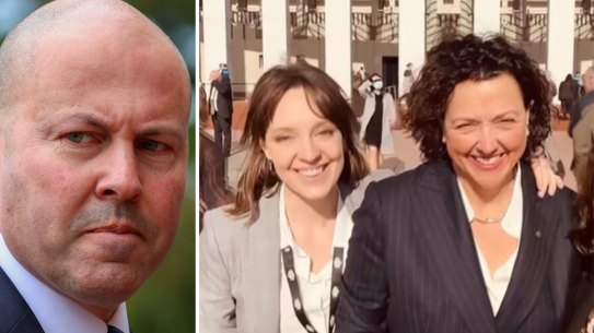 Josh Frydenberg has a keen eye on the legal battle between Sally Rugg  and her former boss, Kooyong MP Monique Ryan.