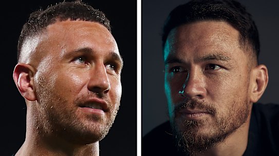 Quade Cooper and Sonny Bill Williams.