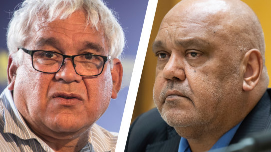 Mick Gooda (left) and Noel Pearson. 