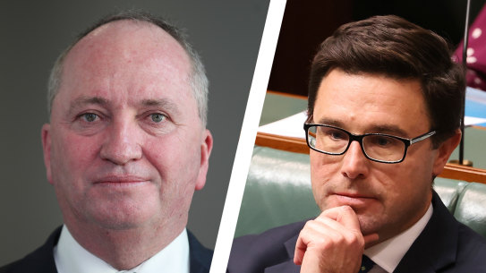 Barnaby Joyce has returned to the Nationals leadership with David Littleproud as his deputy.