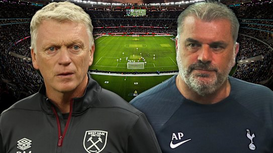 Tottenham Hotspur v West Ham United at Optus Stadium in Perth.