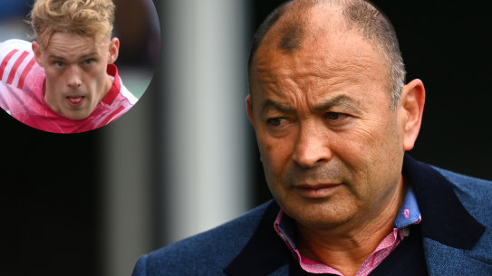 Louis Lynagh and Eddie Jones.