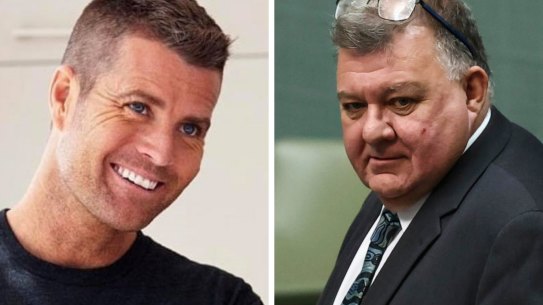 Pete Evans and MP Craig Kelly.