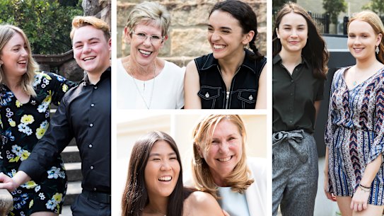 "I don’t think I’ve ever felt so proud of someone" ... some of this year's top achieving HSC students with their teachers. 