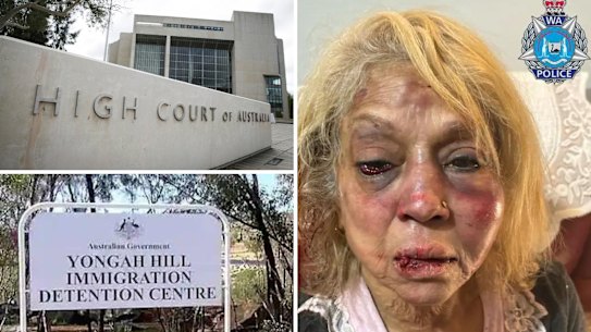 One of the men arrested at the weekend over a violent home robbery of elderly Perth couple Ninette and Philip Simons had been released from immigration detention last November as part of a controversial High Court ruling.