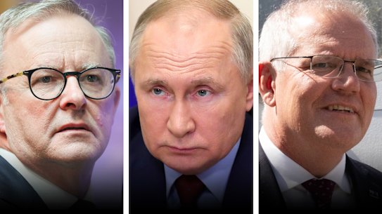 Russia has banned 228 Australian politicians and officials from entering the country, including Labor leader Anthony Albanese and Prime Minister Scott Morrison.