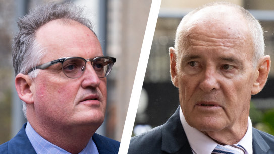 Hedley Thomas and Chris Dawson