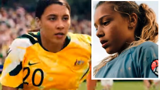 Sam Kerr and Makena Cook.