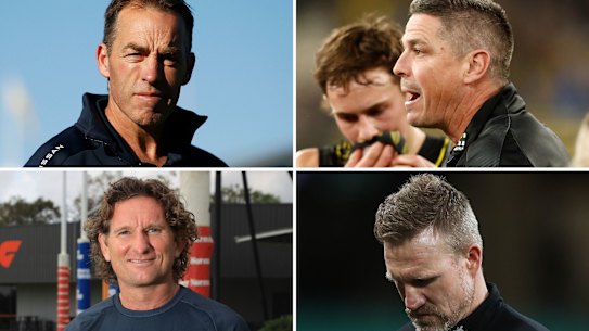 Alastair Clarkson, Adam Kingsley, James Hird, Nathan Buckley.