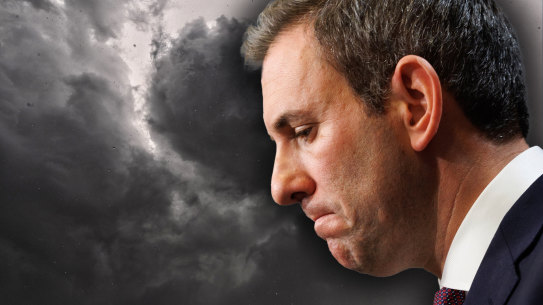 Jim Chalmers in the eye of the storm 