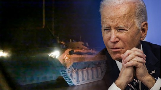 The sight of tanks rolling into Ukraine overnight has forced US President Joe Biden and the West into action. The question is: how far will NATO go to protect Ukraine? 
