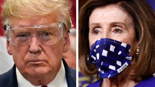 Trump and Pelosi.