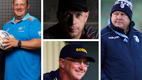 Clockwise from left: John Manenti, Simon Cron, John Mulvihill and Darren Coleman.