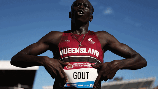 Australian sprint sensation Gout Gout.