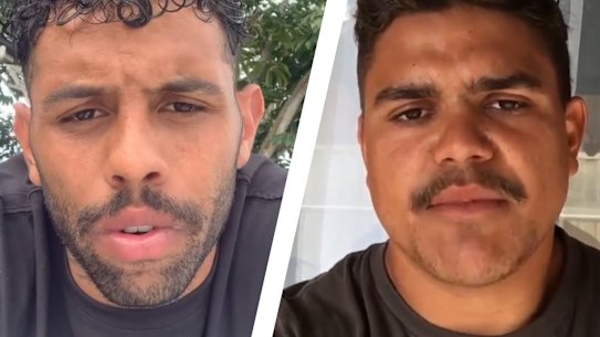 Josh Addo-Carr and Latrell Mitchell.