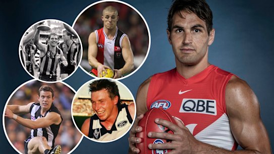 Josh Kennedy (main) and clockwise from top left: Peter Russo, Matt Maguire, Paul Couch and Luke Ball.