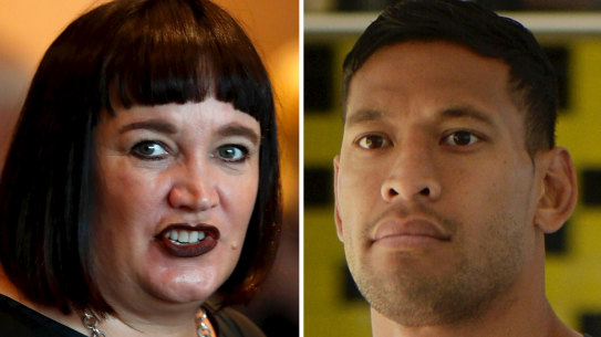Raelene Castle received a death threat over Rugby Australia's handling of the Israel Folau saga. 