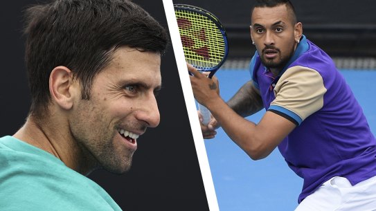 Nick Kyrgios says he has developed a bromance with Novak Djokovic.