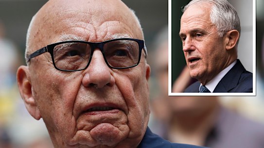 Turnbull lodged complaint with Murdoch over coverage in last days of his prime ministership