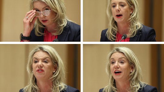 Senator Bridget McKenzie faces a Senate hearing on the administration of sports grants.