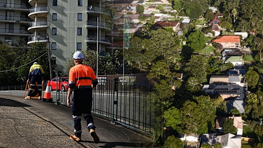 Tree cover rates differ across Sydney.
